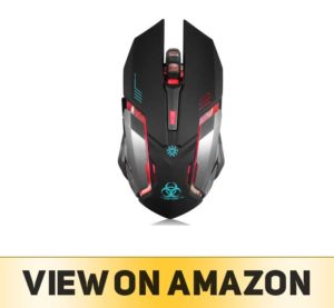 Wireless Gaming Mouse, VEGCOO C8 Silent Click Wireless