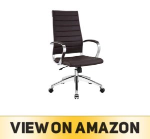 Modway Jive Ribbed High Back Tall Executive Swivel Office Chair 